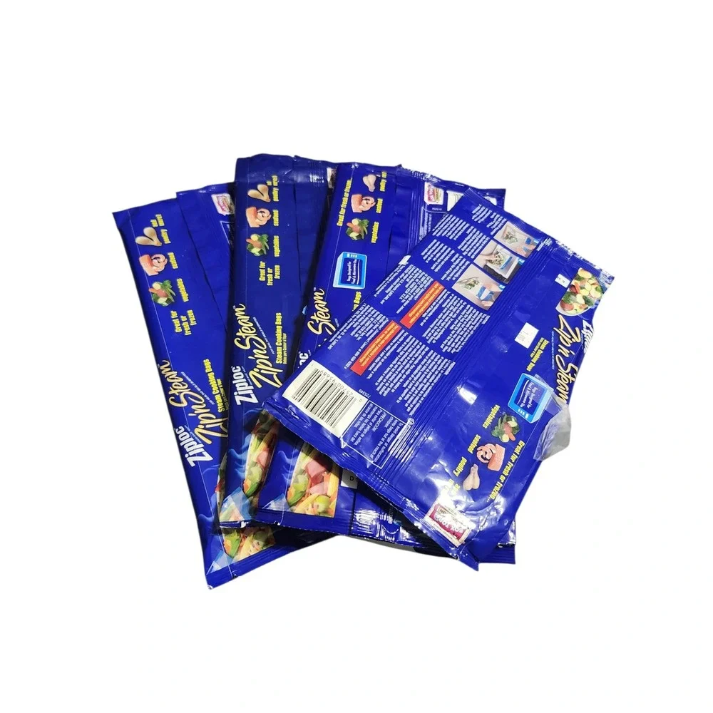 Ziploc Zip n Steam Microwave Cooking Bags Bulk Lot 26 Large Medium Discontinued
